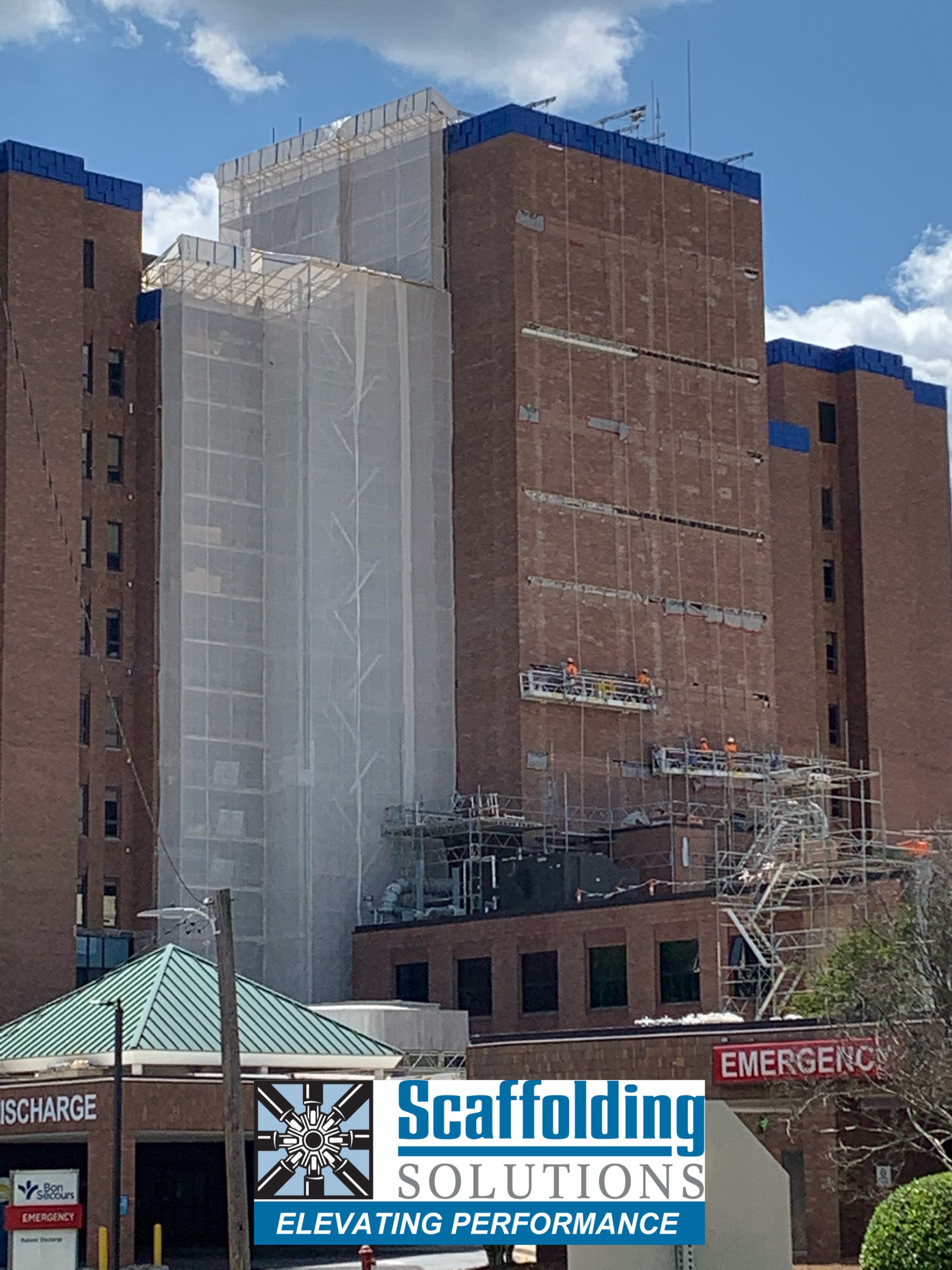 Bon Secours hospital scaffolding project