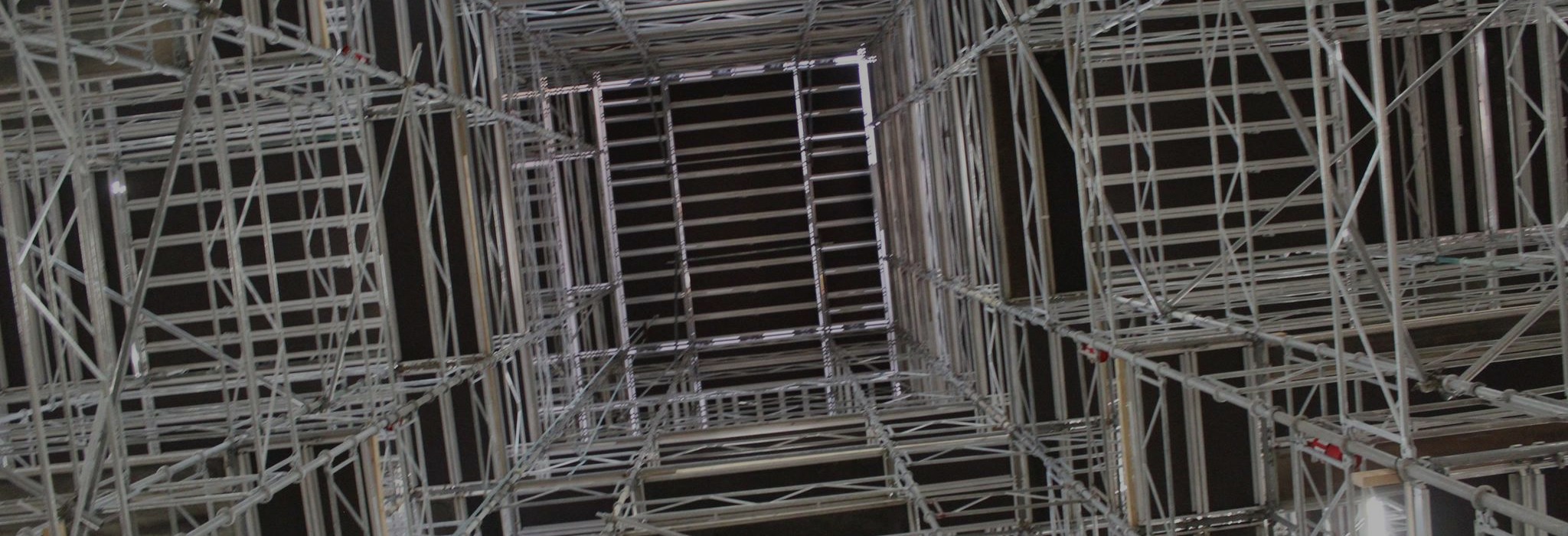 bird's eye view of shoring tower systems