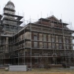 Scaffolding project at Chatham City Courthouse in North Carolina